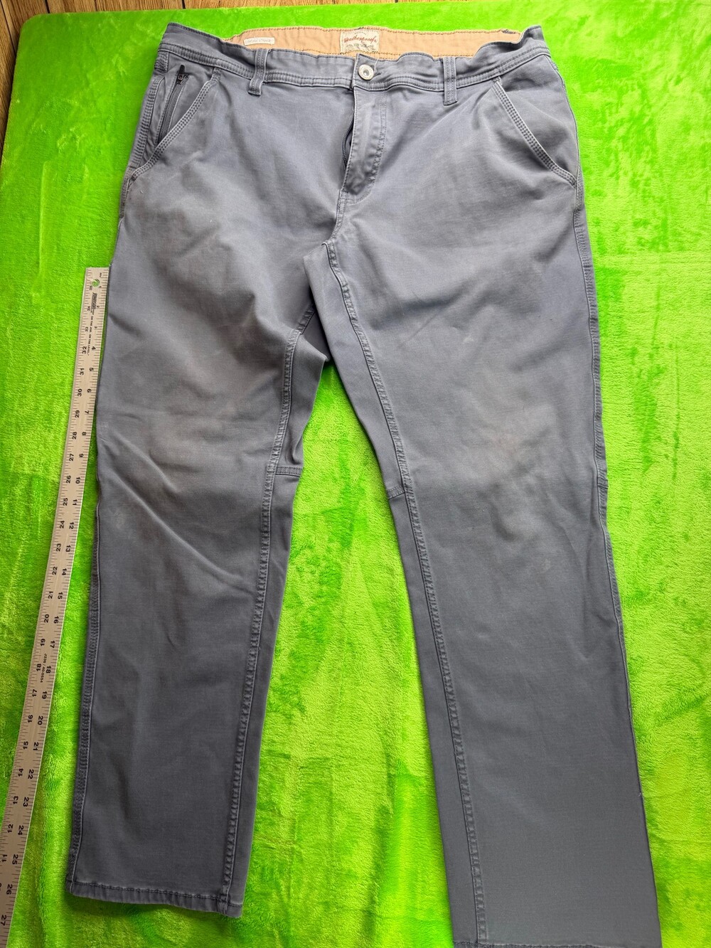 Weatherproof Vintage Men's Navy Straight Fit Utility Pants Sz 36x32